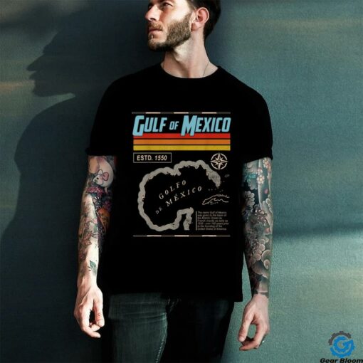 Gulf of Mexico Est 1550 Historic Map T Shirt