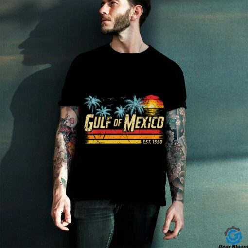 Gulf of Mexico Forever Retro Vintage Beach Mens Women T Shirt