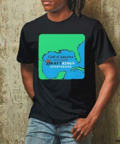 Gulf of america sponsored by draft kings sportsbook t shirt black