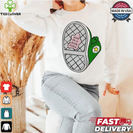 Gum on a shoe 2024 election shirt