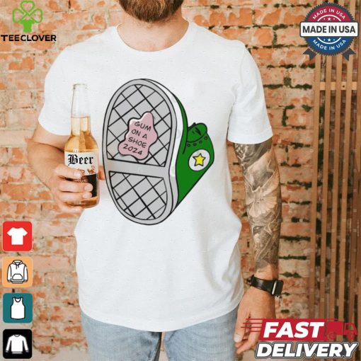 Gum on a shoe 2024 election shirt