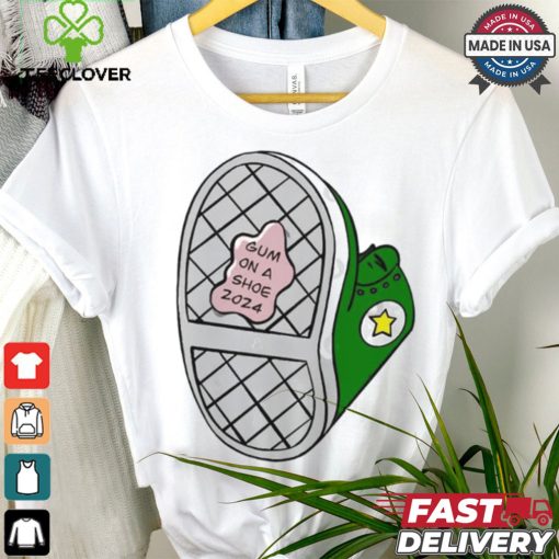 Gum on a shoe 2024 election shirt