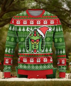 Gundam Anime Custom Xmas Women Mens Ugly Christmas 3D Knitted Sweater