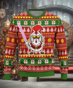 Gundam Anime Ugly Christmas Sweater 3D Gift For Men And Women Custom Santa Xmas Gift