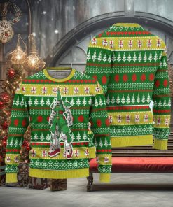 Gundam Pine Tree Ugly Christmas Sweater 3D Gift For Big Fans