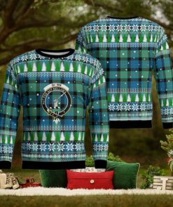 Gunn Ancient Crest Tartan Christmas Ugly Sweater 3D Gift For Men And Women