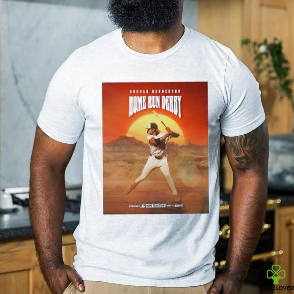 Gunnar Henderson Home Run Derby sunset desert shirt Gunnar Henderson Home Run Derby sunset desert shirt