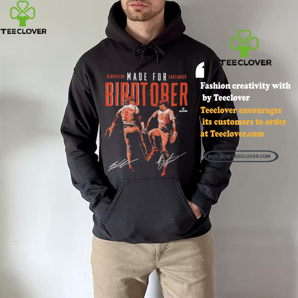 Gunnar henderson & anthony santander baltimore made for birdtober signatures shirt Gunnar henderson & anthony santander baltimore made for birdtober signatures shirt