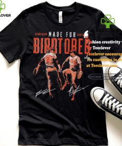 Gunnar henderson & anthony santander baltimore made for birdtober signatures shirt
