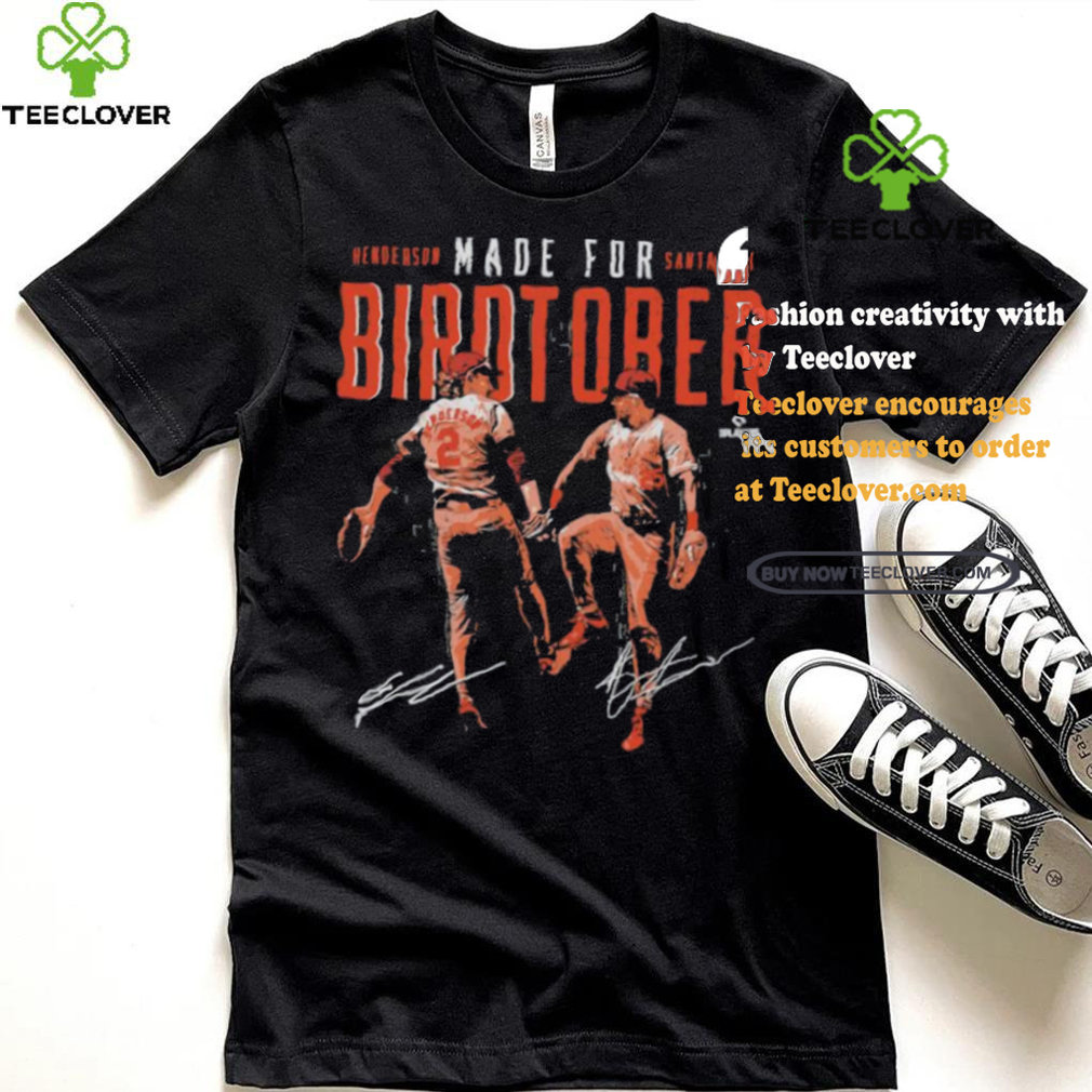 Gunnar henderson & anthony santander baltimore made for birdtober signatures shirt Gunnar henderson & anthony santander baltimore made for birdtober signatures shirt