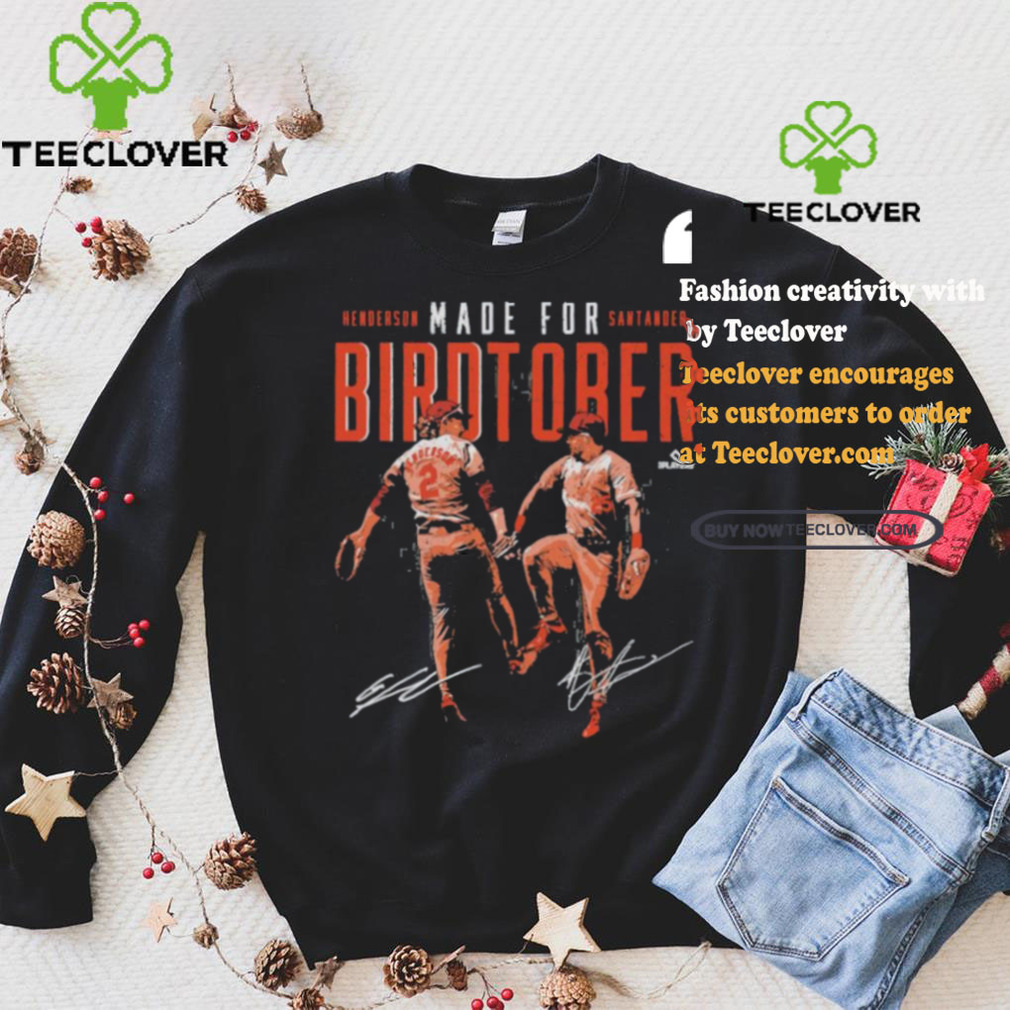 Gunnar henderson & anthony santander baltimore made for birdtober signatures shirt Gunnar henderson & anthony santander baltimore made for birdtober signatures shirt
