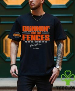 Gunnin’ For The Fences Gunnar Henderson Baltimore Orioles signature t shirt