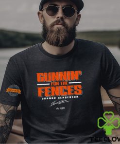 Gunnin’ For The Fences Gunnar Henderson Baltimore Orioles signature t shirt