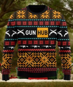Guns Hub Men Ugly Christmas Sweater Unisex 3D Sweater Christmas Gift