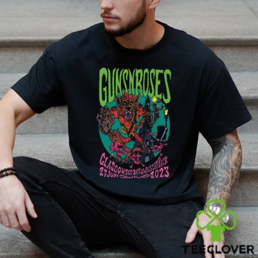 Guns N’ Roses Glasgow SCT Bella Houston Park June 27 2023 Poster shirt