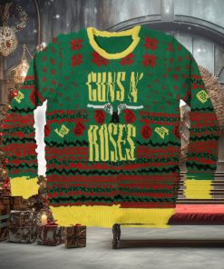Guns N Roses Holiday Ugly Christmas Sweater 2024