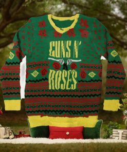 Guns N Roses Holiday Ugly Christmas Sweater 2024