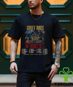 Guns N’ Roses North American Tour Dates 2023 Shirt, Music Legend Guns N’ Roses Lineup T Shirt, Rock Band Guns N’ Roses Concert In US With Special Guest The Pretenders Sweatshirt