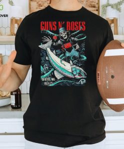 Guns N’ Roses Oct 14, 2023 Seattle Fish Thrower Event T Shirt