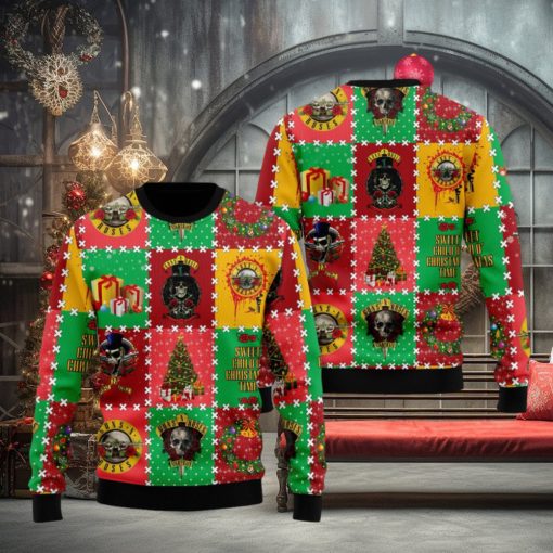 Guns N’ Roses Sweet Child o’ Mine Christmas Time Ugly Sweater