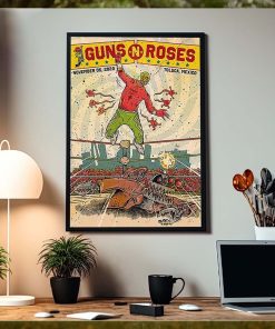 Guns N Roses Toluca Mexico November 05 2023 Hell And Heaven Fest Wrestling Home Decor Poster Canvas