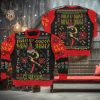 Rammstein Baby Groot Hugging Band Logo All Over Print Knitted 2024 Ugly Christmas Sweater