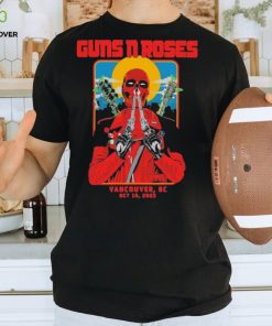 Guns N Roses Vancouver 2023 At BC Place Stadium October 16 Deadpool Skull Style American Tour Unique T Shirt