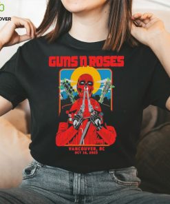 Guns N Roses Vancouver 2023 At BC Place Stadium October 16 Deadpool Skull Style American Tour Unique T Shirt