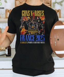 Guns N’ Roses With Special Guests Generation France 2023 13 Juillet Paris La Defense Arena T Shirt – Limited Edition