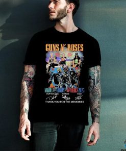 Guns n’ roses America 2023 thank you for the memories shirt 2 Guns n’ roses America 2023 thank you for the memories shirt