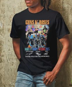 Guns n’ roses America 2023 thank you for the memories shirt 3 Guns n’ roses America 2023 thank you for the memories shirt