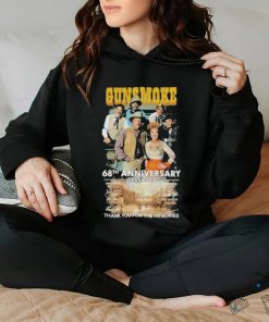 Gunsmoke 68th Anniversary 1955 2023 Thank You for the memories signatures shirt