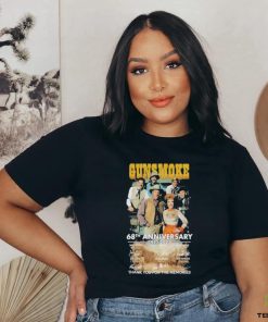 Gunsmoke 68th Anniversary 1955 2023 Thank You for the memories signatures shirt