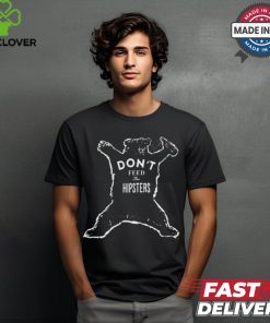 Gunther Eagleman Drinking Bear Don’t Feed The Hipsters t shirt