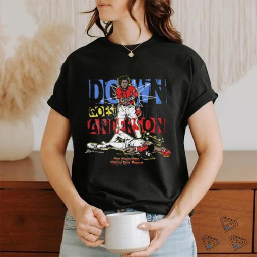 Gv Art And Design Down Goes Anderson Limited Edition Tee shirt