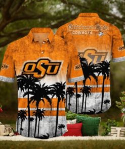 Oklahoma State Cowboys Logo Coconut Tropical Hawaiian Shirt Beach Gift For Fans