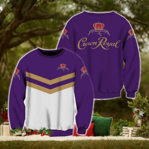 Crown Royal Purple Tennis Sweater Beer Lovers Cold For Fans Gift Men And Women