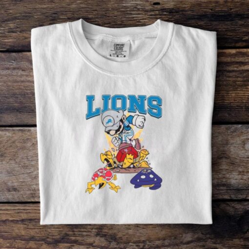 Mario Lions Stomps On 49ers Chiefs Ravens Shirt