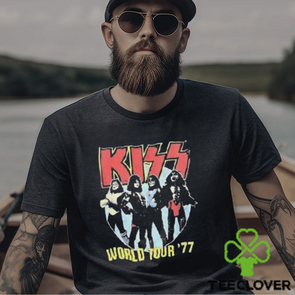 Kiss World Tour 77 Vintage Shirt Kiss World Tour 77 Vintage Shirt
