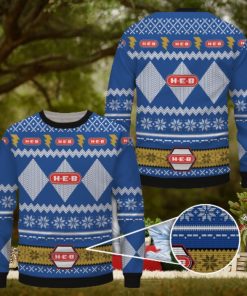 H E B Blue Merry Christmas Ugly Sweater