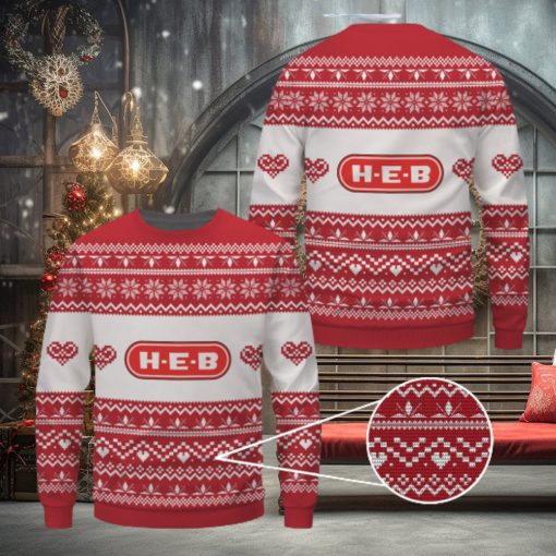 H E B Merry Christmas Ugly Sweater