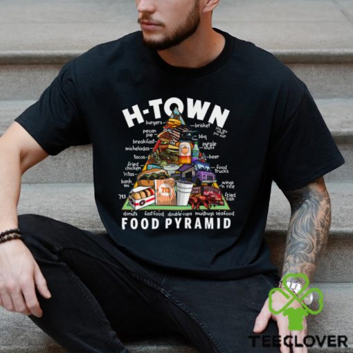 H Town Food Pyramid Tee Shirt