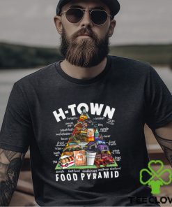 H Town Food Pyramid Tee Shirt