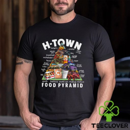 H Town Food Pyramid Tee Shirt