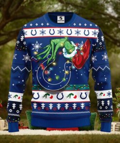 Indianapolis Colts Grinch Christmas Ugly Sweater