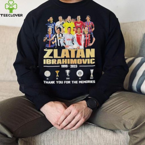 Zlatan Ibrahimovic 1999 – 2023 Thank You For The Memories T Shirt