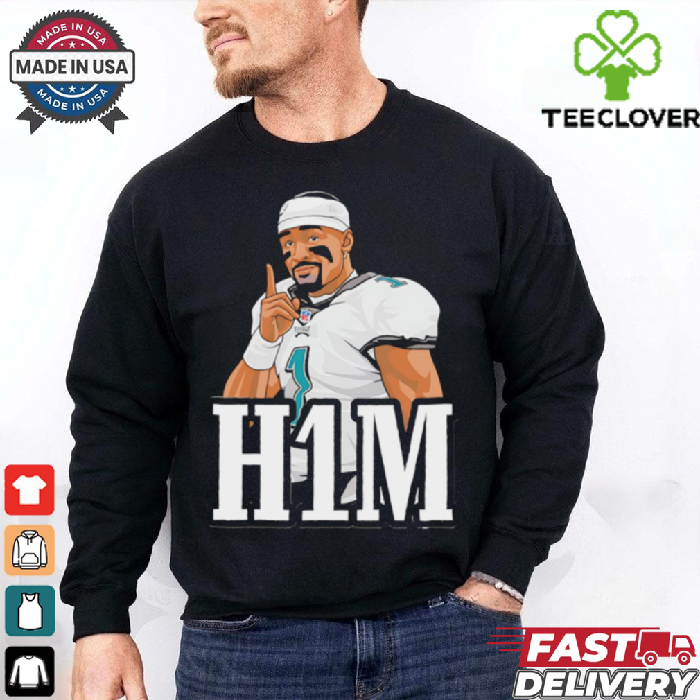 H1M Jalen Hurts Eagles Football shirt H1M Jalen Hurts Eagles Football shirt