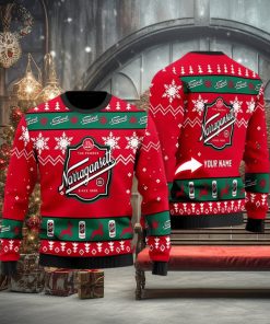 Funny Narragansett Beer Personalized Ugly Christmas Sweater 3D Printed