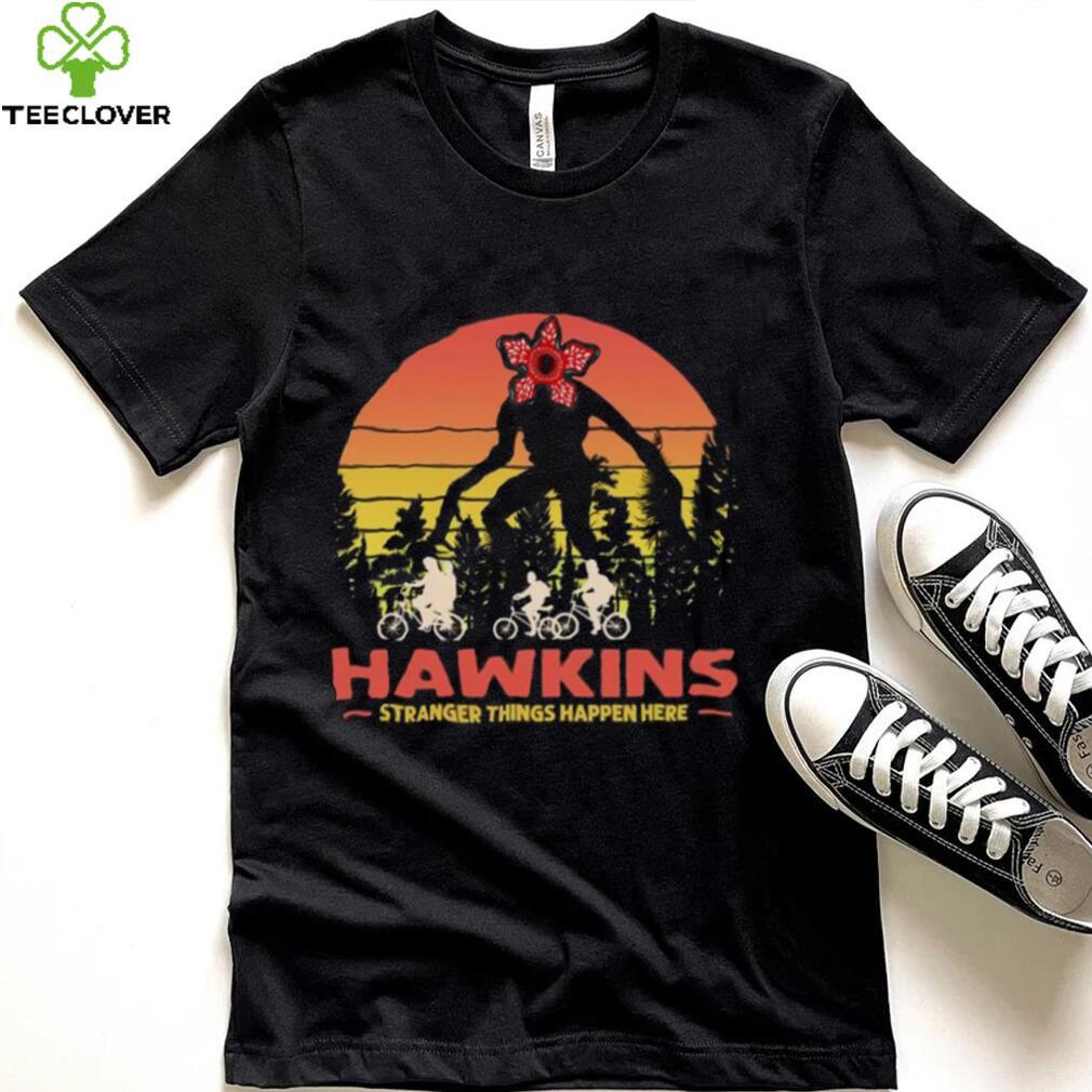 HAWKINS Strange Things Happen Here Hellfire Shirt