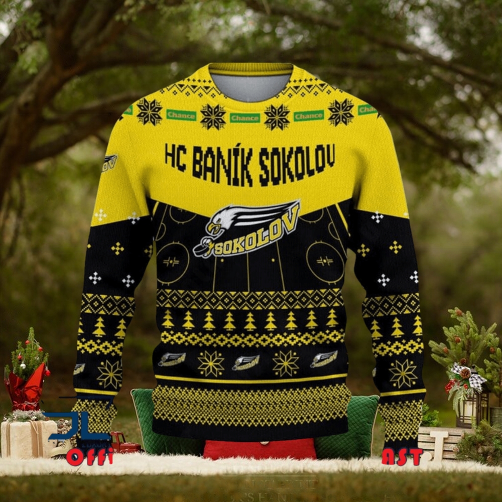HC Baník Sokolov Tipsport extraliga a Chance Liga Ugly Christmas Sweater HC Baník Sokolov Tipsport extraliga a Chance Liga Ugly Christmas Sweater
